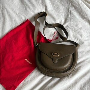 Bally leather crossbody bag